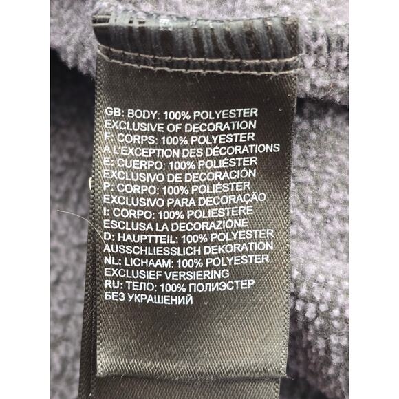 The North Face Men’s Gray Quarter Zip Fleece Pullover Jacket Size M Gorpcore - Picture 7 of 7